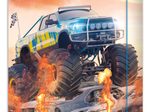 RNK-Verlag Zeichenmappe A3 Monster Trucks