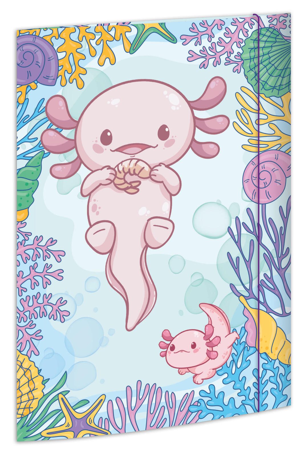 RNK-Verlag Sammelmappe DIN A4 Axolotl