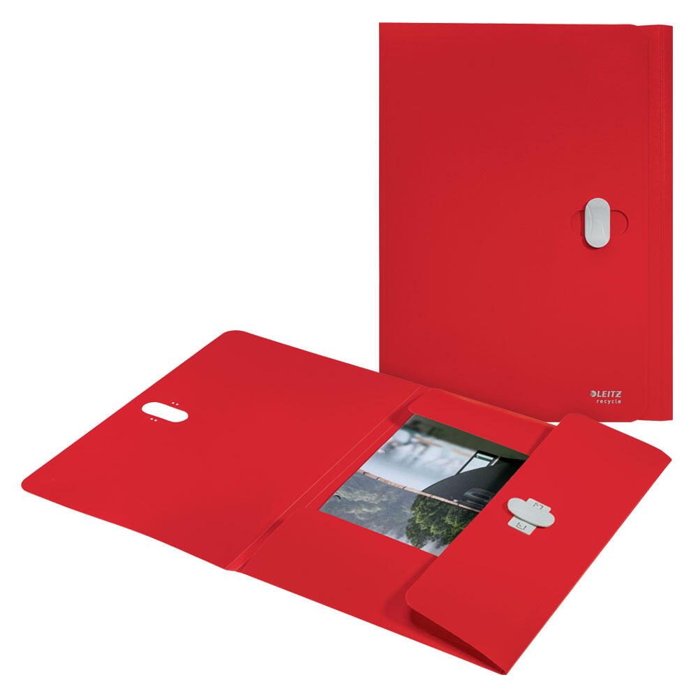 LEITZ Sammelmappe Recycle DIN A4 rot