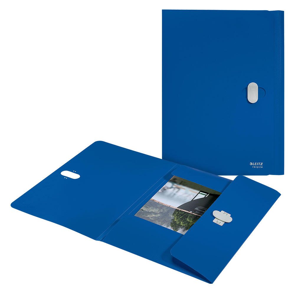 LEITZ Sammelmappe Recycle DIN A4 blau