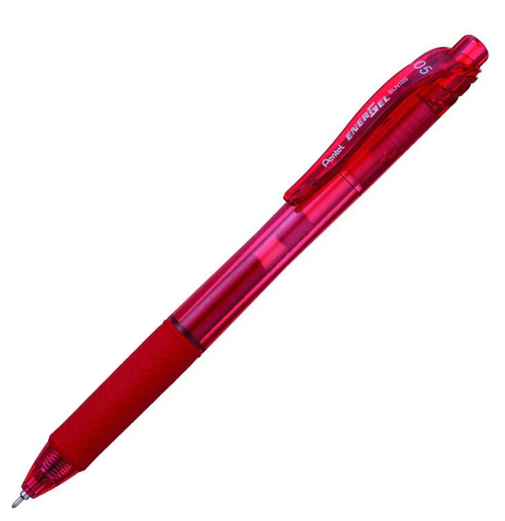 Pentel Gelschreiber 0.25 mm, Schreibfarbe: Rot
