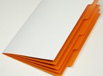 PAGNA Ordnungsmappen DIN A4 5-Fach  1x weiß-hellblau, hellgrün, orange, pink, lila