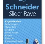 Schneider Kugelschreiber Slider Rave XB blau, 3 St. + GRATIS Schneider Kugelschreiber Slider Memo XB