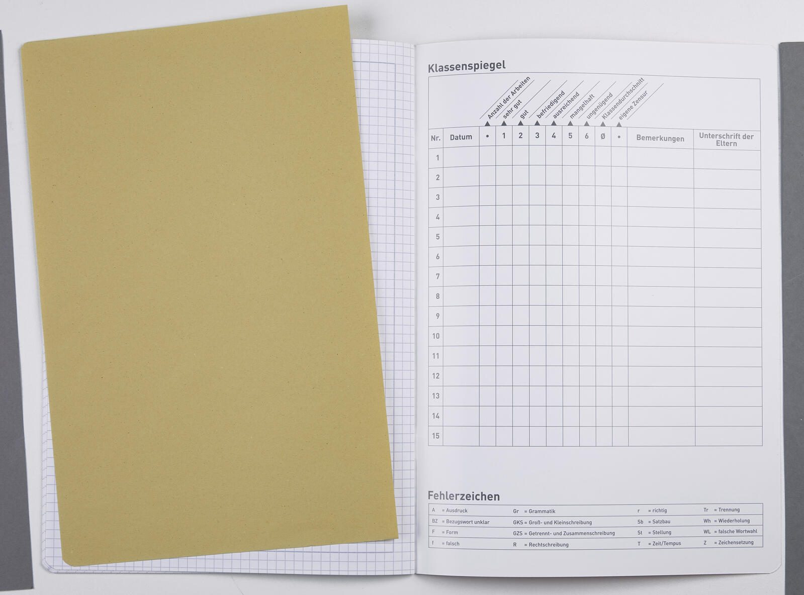 herlitz Schulheft kariert DIN A4 16 Blätter