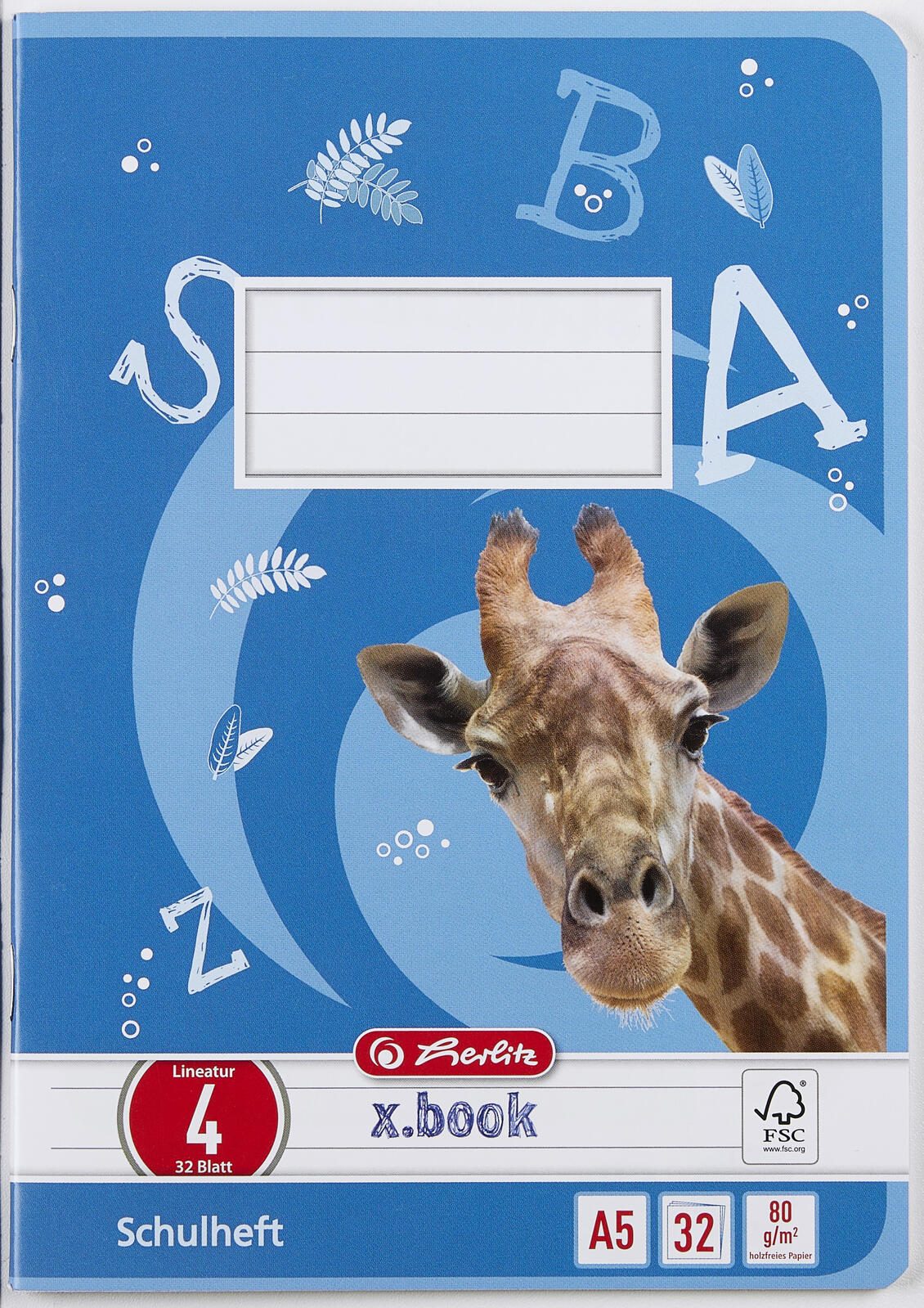 herlitz Schulheft liniert DIN A5 32 Blätter