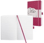 SIGEL Notizbuch Jolie® ca. DIN A5 liniert Fuchsia Pink, 174 Seiten