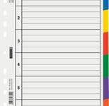 BRUNNEN Ordnerregister Vollformat blanko DIN A4