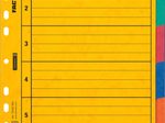 BRUNNEN Ordnerregister Vollformat blanko DIN A4