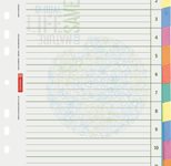 BRUNNEN Ordnerregister Vollformat blanko DIN A4