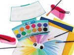 Pelikan Wasserfarbkasten 2 Wasserboxen + Deckweiß und 12 Farben