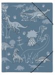 VELOFLEX Sammelmappe Dinos A3 blau