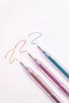 folia Glitter Gelschreiber-Set 1.0 mm, Schreibfarbe: Mehrfarbig