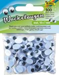 folia Wackelaugen weiß