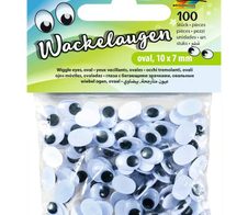 folia Wackelaugen weiß