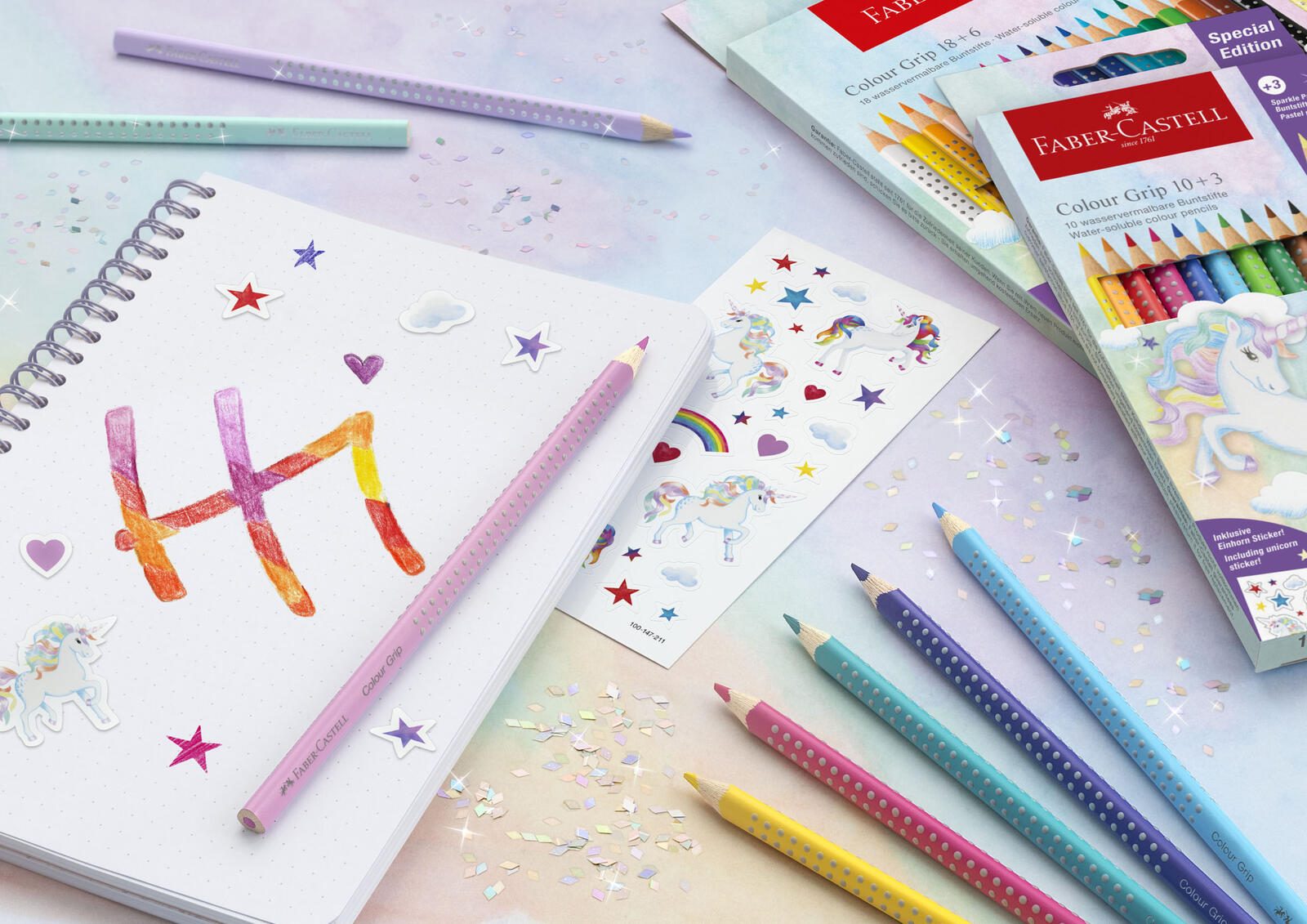 FABER-CASTELL Buntstifte Mehrfarbig