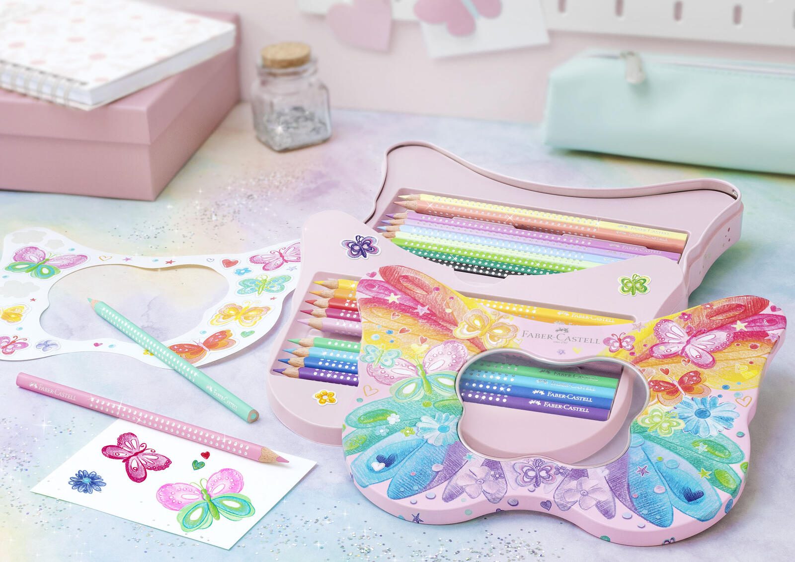 FABER-CASTELL Buntstifte Mehrfarbig