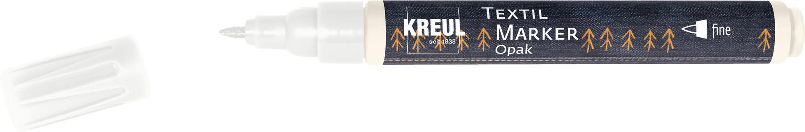 KREUL Textilmarker 1.0 - 2.0 mm Weiß