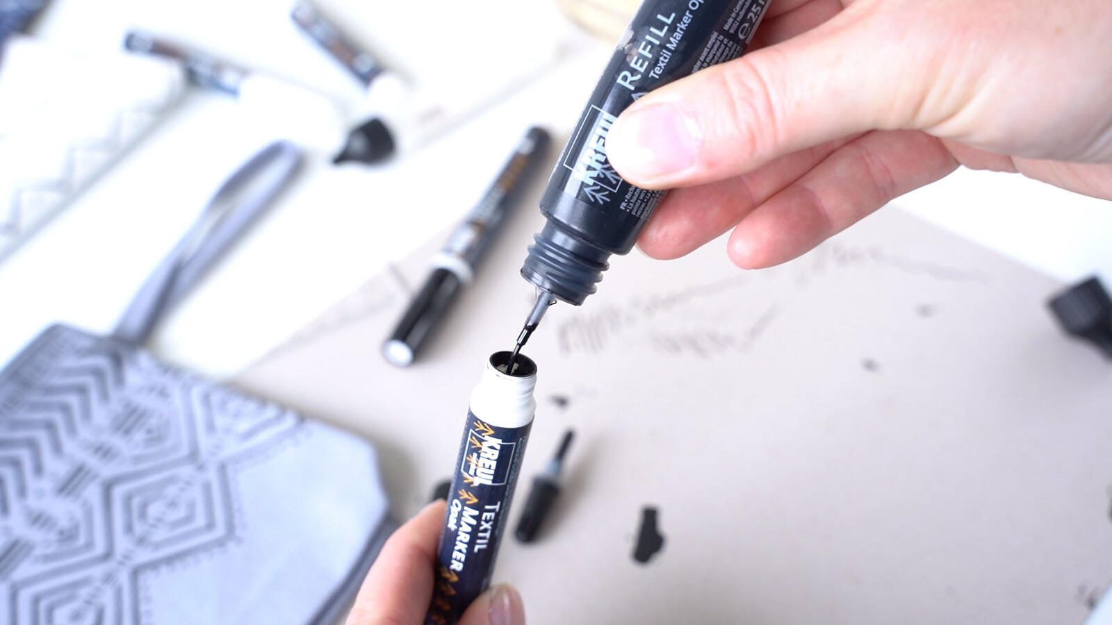 KREUL Textilmarker 2.0 - 4.0 mm Silber