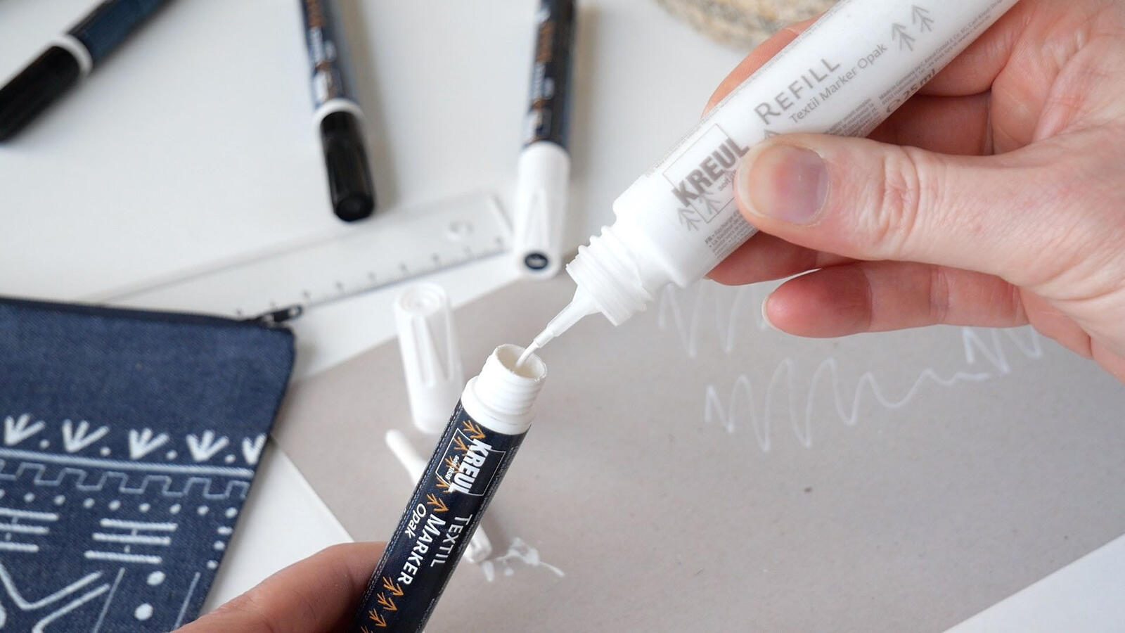 KREUL Textilmarker 2.0 - 4.0 mm Schwarz
