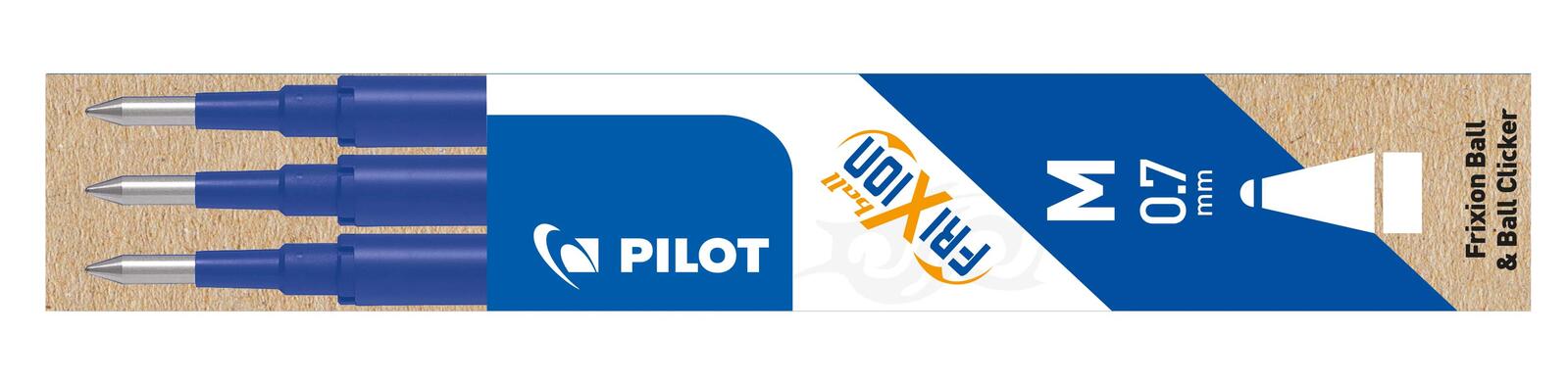 PILOT FRIXION Clicker Tintenroller 0.4 mm Blau