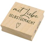artoz Motivstempel Mit Liebe gemacht