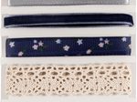 folia Geschenkbänder Blue Velvet blau