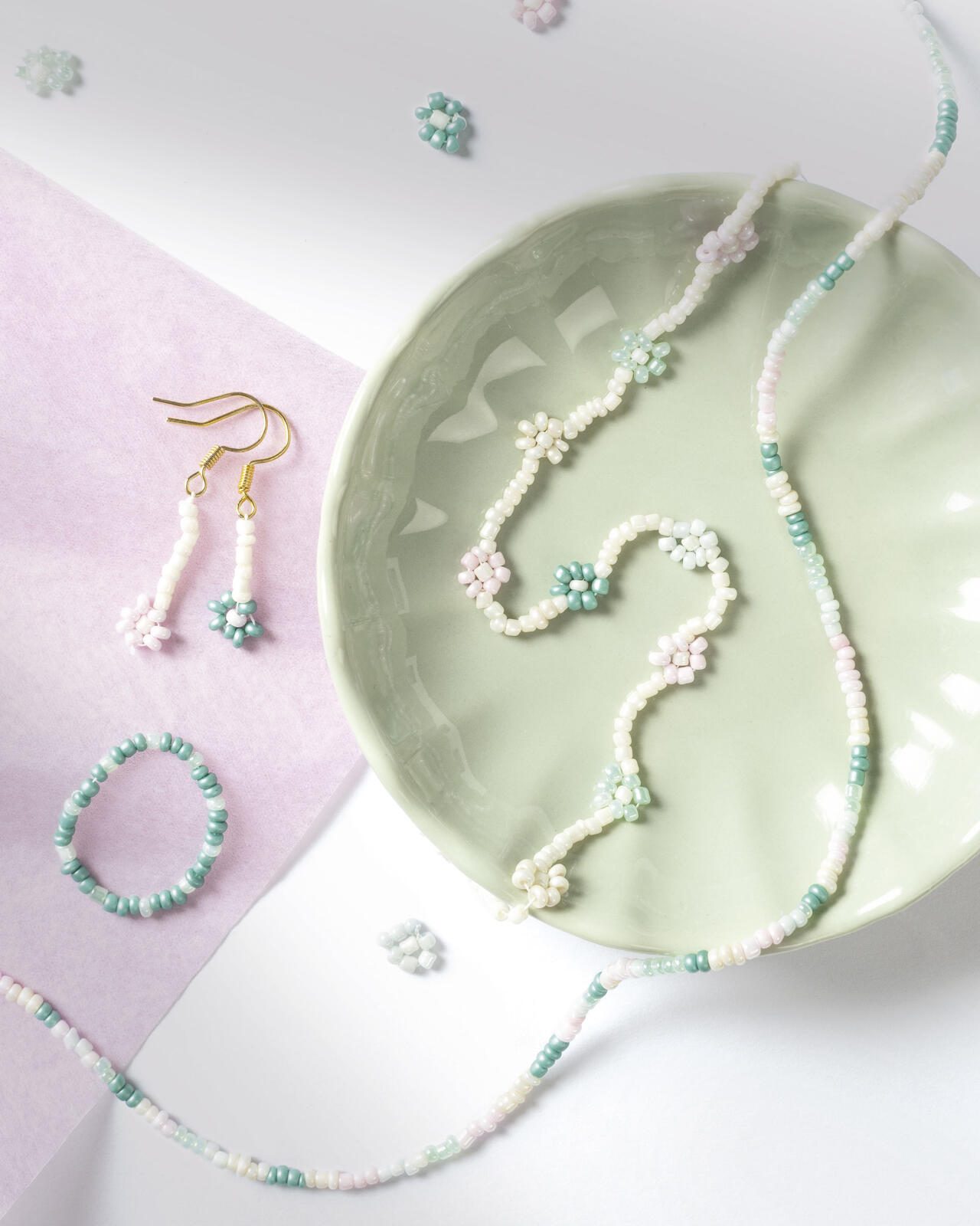 folia Perlen-Set mehrfarbig