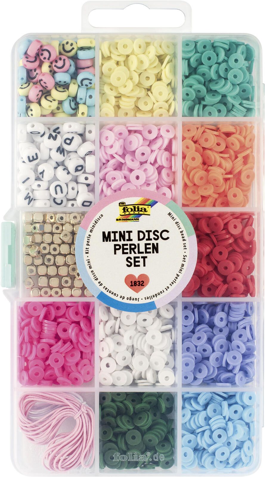 folia Perlen-Set mehrfarbig