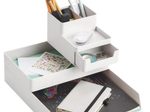 Zeller Schreibtisch-Organizer 15,3 x 11,2 x 9,3 cm grau