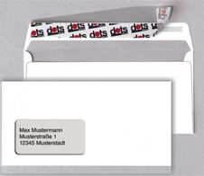 dots Briefumschläge DIN lang mit Fenster haftklebend
