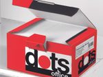 dots Briefumschläge DIN lang mit Fenster haftklebend
