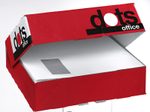 dots Versandtaschen DIN C4 weiß
