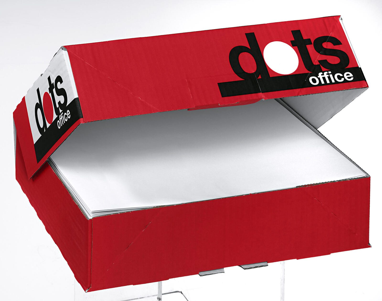 dots Versandtaschen DIN C4 weiß