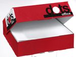 dots Versandtaschen DIN C4 weiß