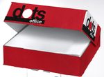 dots Versandtaschen DIN C4 weiß