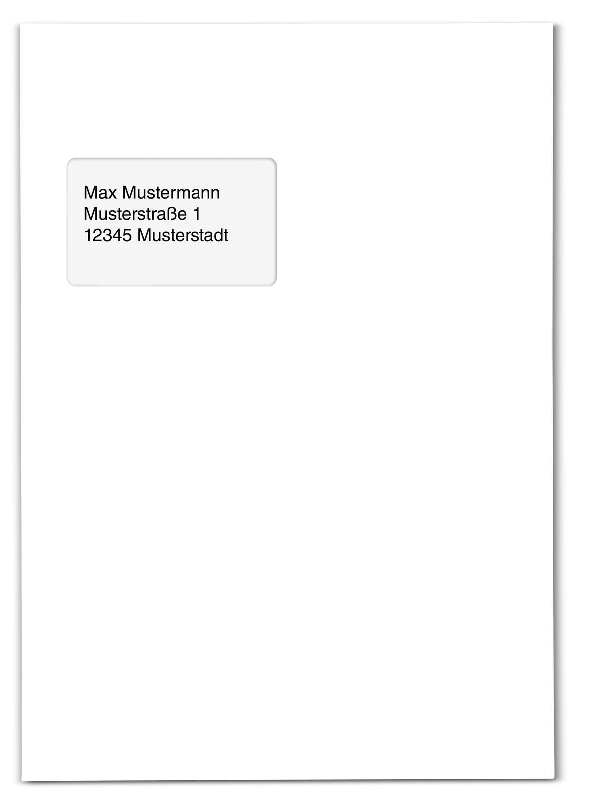 dots Versandtaschen DIN C4 weiß