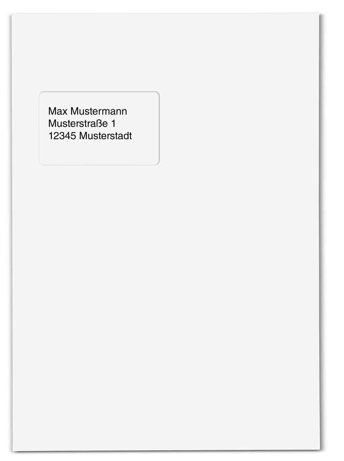 dots Versandtaschen DIN C4 weiß