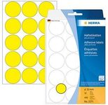 HERMA Klebepunkte Ø 32,0 mm gelb