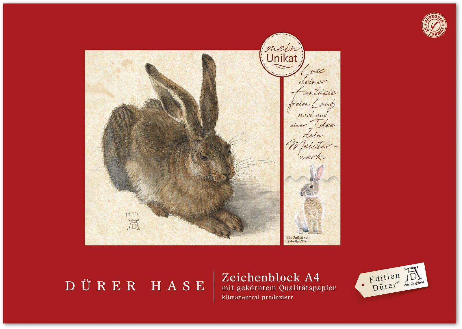 Edition Dürer Zeichenblock DIN A4 18 Blatt