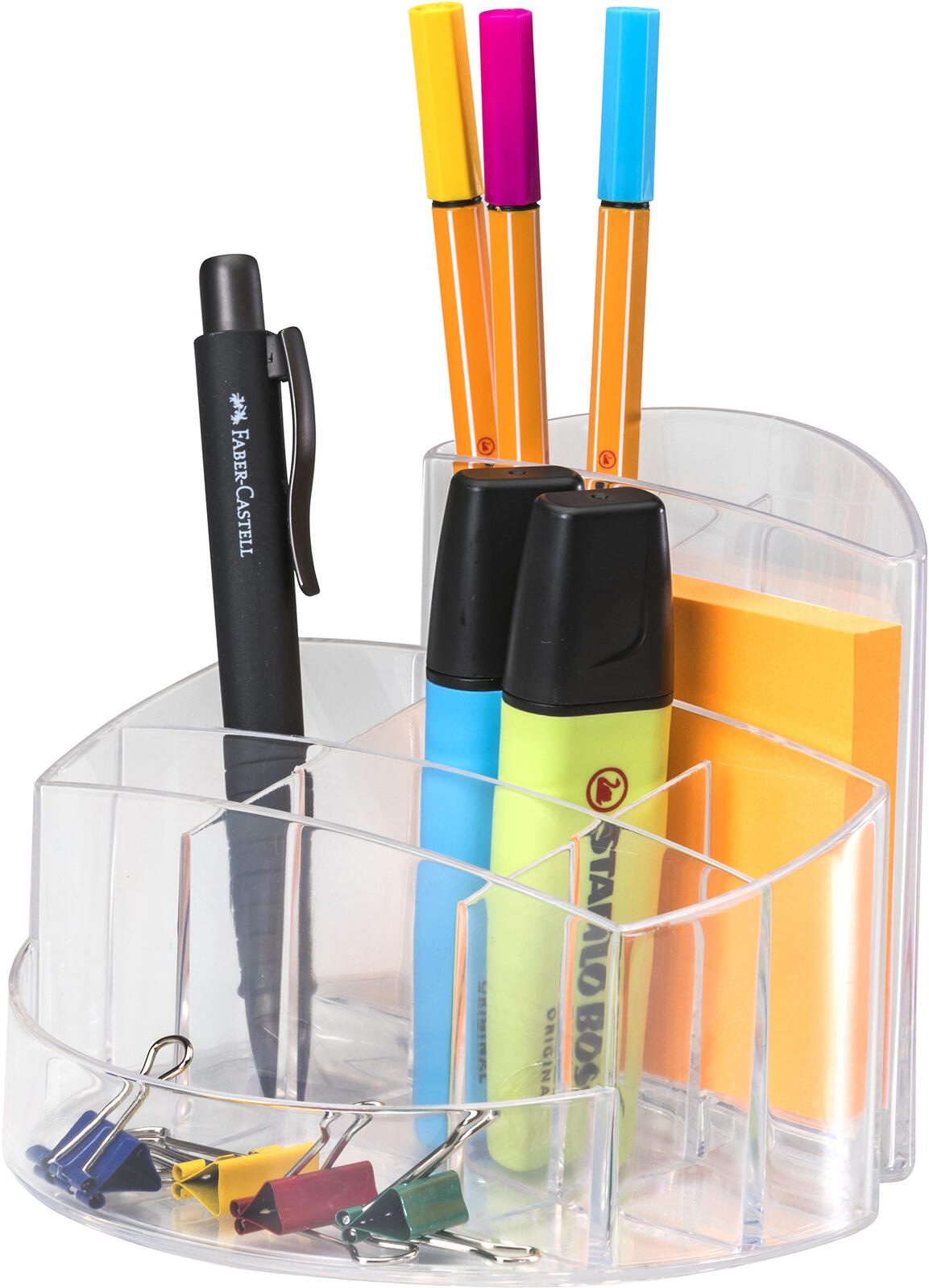 HAN Stiftehalter 14,0 x 14,0 x 10,9 cm transparent