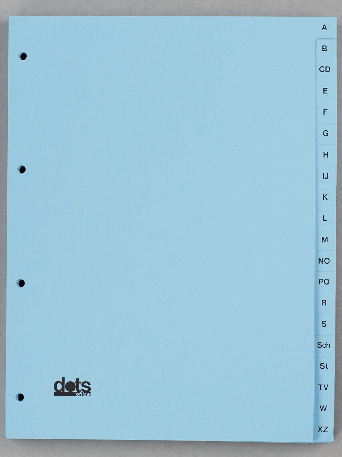 dots Ordnerregister Vollformat A-Z DIN A4