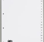 dots Ordnerregister Vollformat A-Z DIN A4