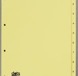 dots Ordnerregister Vollformat 1-10 DIN A4