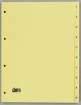 dots Ordnerregister Vollformat 1-10 DIN A4