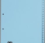 dots Ordnerregister Vollformat 1-31 DIN A4