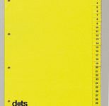 dots Ordnerregister Vollformat 1-31 DIN A4