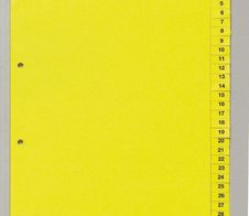dots Ordnerregister Vollformat 1-31 DIN A4