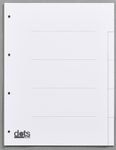 dots Ordnerregister Vollformat blanko DIN A4