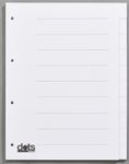 dots Ordnerregister Vollformat blanko DIN A4