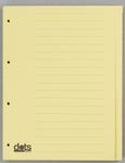dots Ordnerregister Vollformat blanko DIN A4